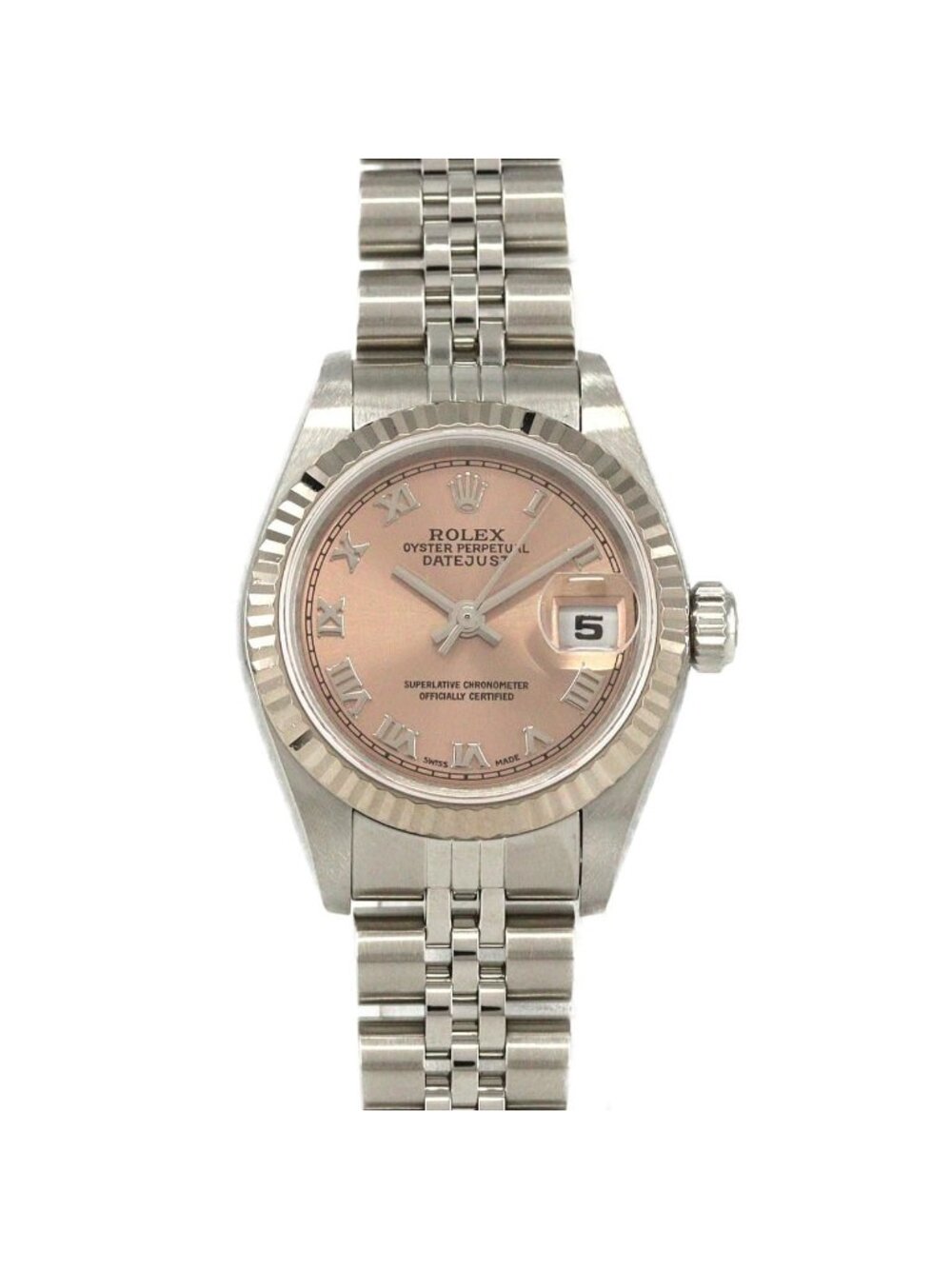 Rolex Datejust Stainless Steel White Gold Automatic